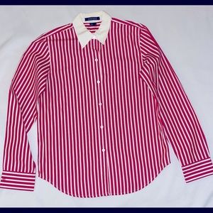 Ralph Lauren Strip Red and White Shirt Size XS Woman